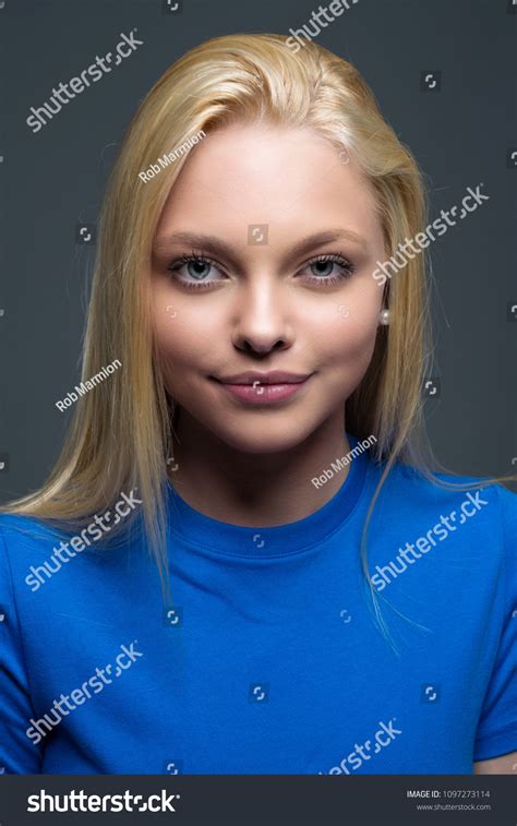 Caucasian Teen Girl Modeling Portrait Session Stock Photo 1097273114