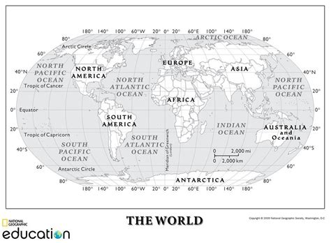 Students Look At Lines Of Latitude And Longitude On United