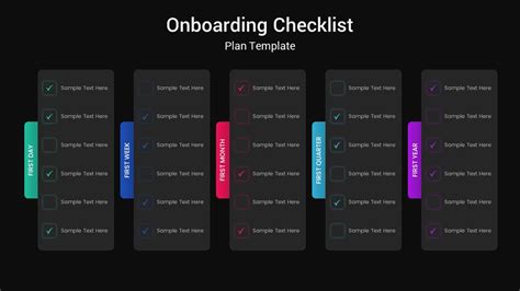 Onboarding Checklist Powerpoint Template Slidebazaar