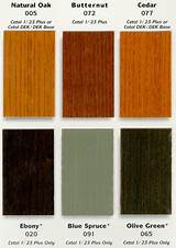 Wood Stain Color Chart Lowes
