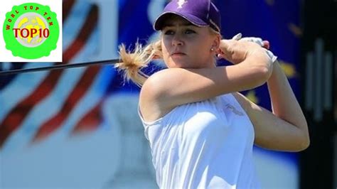 Paula creamer is another superstar at the game called golf! World 10 Most Attractive Women Golfers of All Time - YouTube