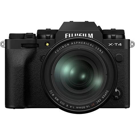 Fujifilm X T4 Mirrorless Camera With 16 80mm Lens Black