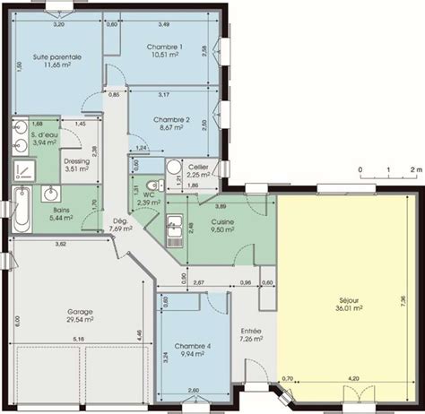 Plan Maison Plain Pied En L Plans Pour Construire Sa Maison