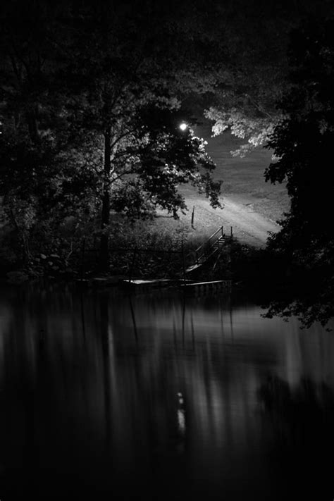 Night Lake And Docks Pyrography By Matt Marsh Fine Art America