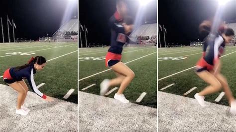 Cheerleader Goes Viral With Invisible Box Trick Total Pro Sports