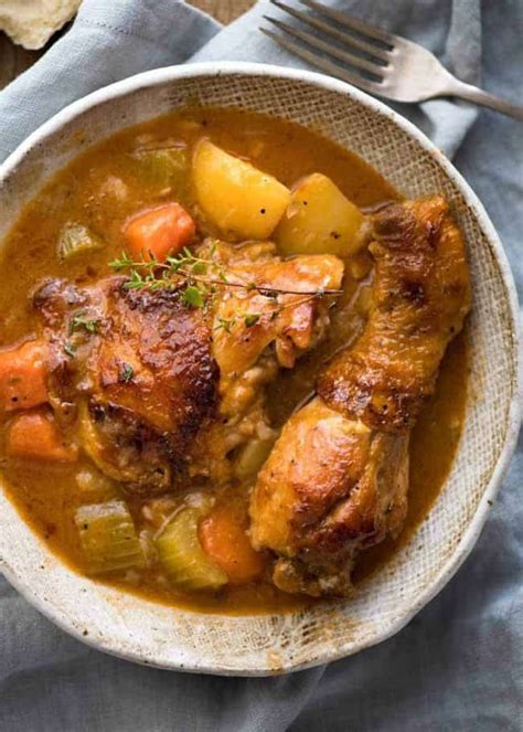 Clotilde's version has a decidedly french twist, with the seasoning of whole seed dijon mustard, a bounty of red onion, and roasted garlic as a condiment, a combination that. Chicken Stew | Recipe in 2020 | Stew chicken recipe, Slow cooked meals, Chicken recipes