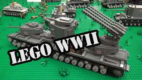 Lego Fictional Russian Wwii Tanks World War Brick 2017 Youtube