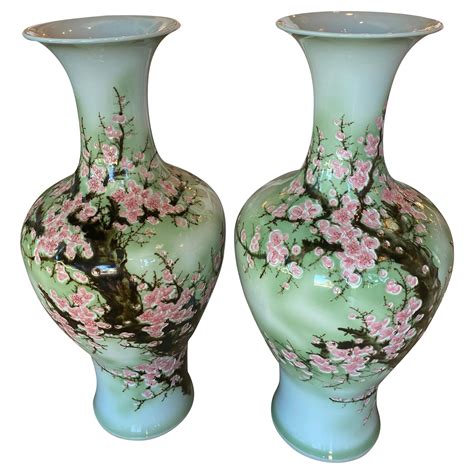 Light Pink Chinoiserie Flora And Fauna Ginger Jar At 1stdibs