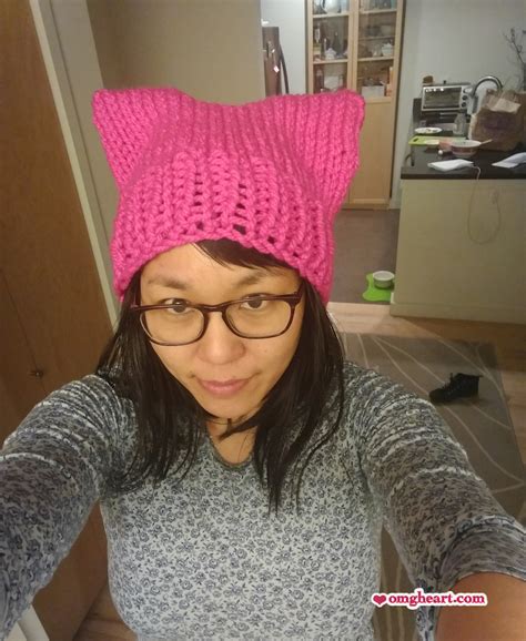 pattern pussy hat project omg heart