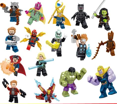 800pcslot 34044 Super Heroes Infinity War Thanos Hulk Doctor Stranger