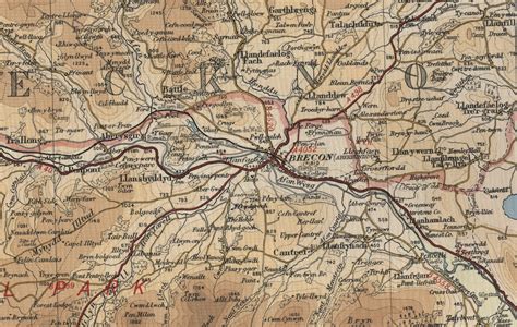 Brecon Map
