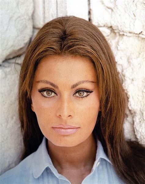 Sophia Loren Perfect Makeup Sophia Pinterest Actors Cine Y