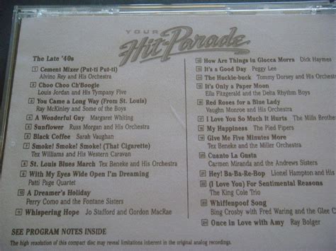 Your Hit Parade The Late 40s