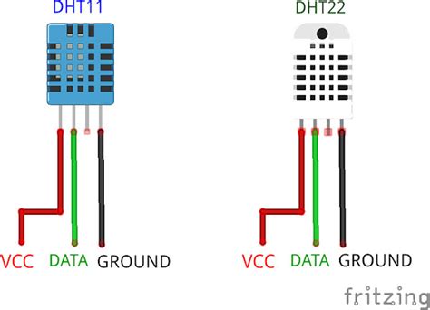 How Dht11 And Dht22 Sensors Work With Arduino Electronic And