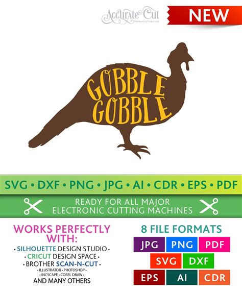 Gobble Gobble Svg Gobble Gobble Cut Files Thanksgiving Cricut Etsy