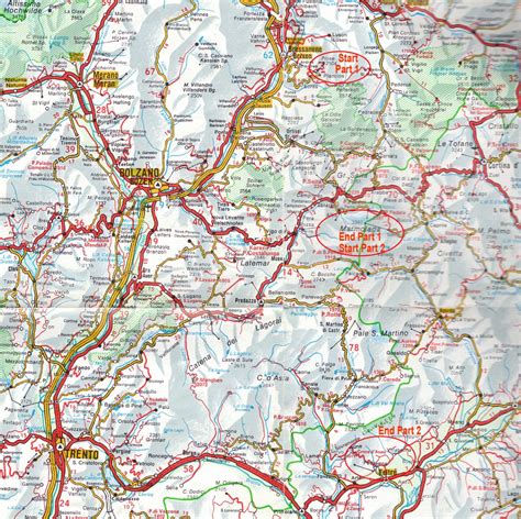 Dolomite Road Map2 Realworld Adventures