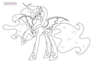 Cat colouring pages activity village. Nightmare Moon Coloring Pages | my little pony | Pinterest ...