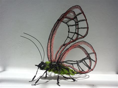 Butterfly Decor Wedding T Art Wire Sculpture Stand Art Wire