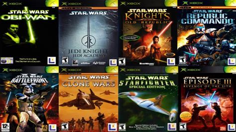 All Star Wars Games For Xbox Original Youtube