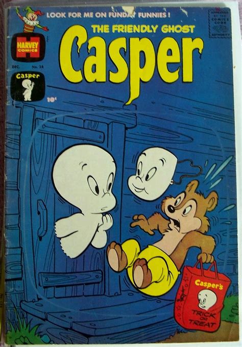 1960 December Harvey Comics Casper The Friendly Ghost No 28 Halloween Cvr Altered Art