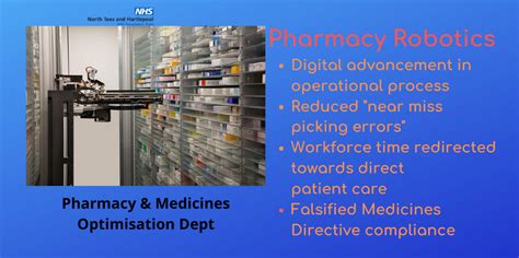 Pharmacy Robotics Safety Lean Working And Falsified Medicines