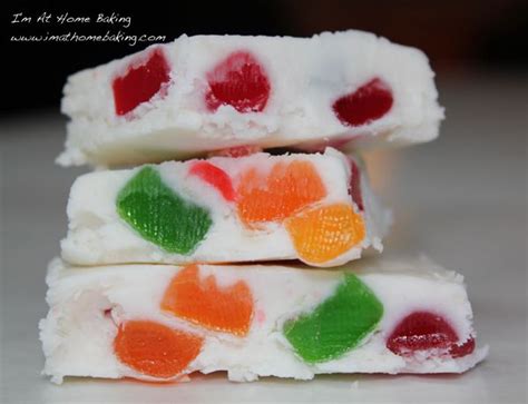 Brachs nougats candy recipes : Gumdrop Nougat | I'm At Home Baking! | homemade candy | Pinterest | At home, Baking and Childhood