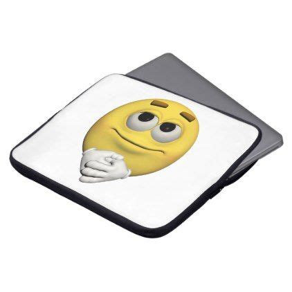 Contentment Emoticon Computer Sleeve Emoji Emojis Smiley Smilies