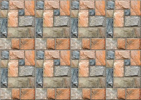 Colorful Mosaic Stone Wall Mural Ds8108 Repeating Pattern Full Size