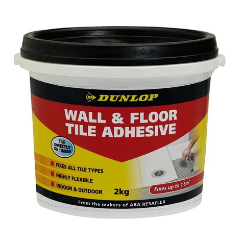 Dunlop 2kg Wall And Floor Tile Adhesive Bunnings Warehouse