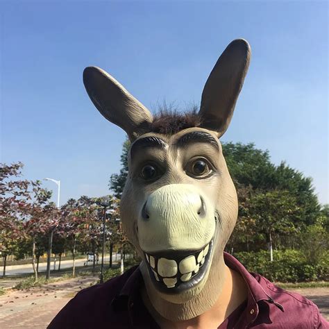 Buy Adult Full Face Latex Halloween Party Horse Head