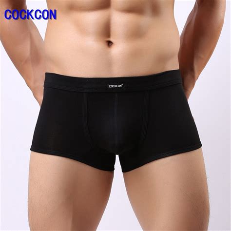 Cockcon Men Underwear Men Cueca Boxers Letter Printed Men Boxers Shorts Underpants Calzoncillos