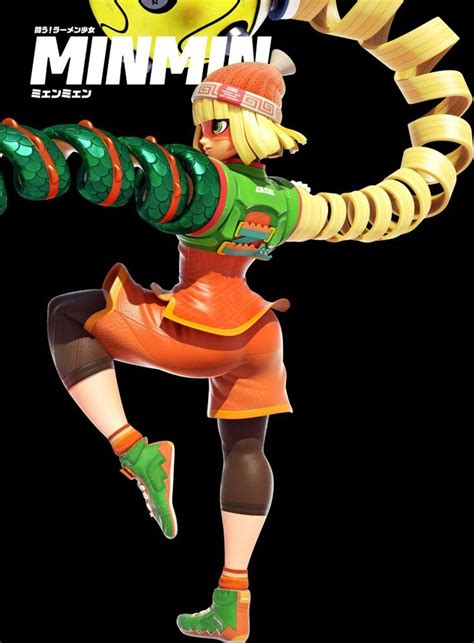 Min Min Arms Cute Anime Character Super Smash Bros Smash Bros