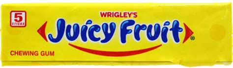 Wrigley Resealable Juicy Fruit Gum 5 Sticks