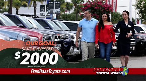Fred Haas Toyota World Happy Holidays 2019 Toyotathon Youtube