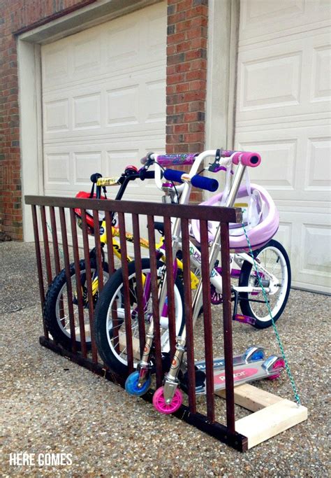 How do you now know the best garage bike racks to buy? DIY Bike Rack from a Crib Rail! | Here Comes The Sun
