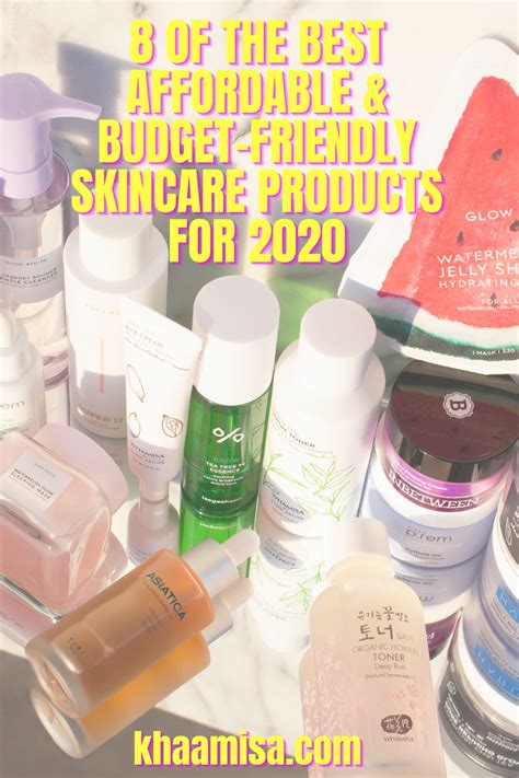 8 of the best affordable and budget friendly skincare products 2020 skin care beauty skin