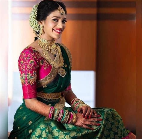 Pin By Snigdha On Indian Ensembles Wedding Saree Blouse Designs Lehenga Saree Design Silk