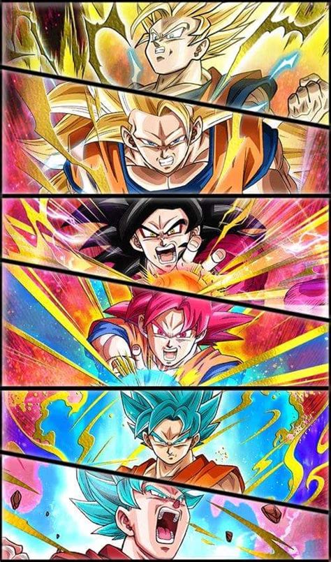 Todas Las Fases De Goku Dragon Ball Goku Fondos Imagenes De Goku