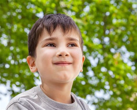 Happy Little Boy Smiling Stock Image Image Of Head Cheerful 60823917