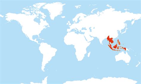 Where Is South East Asia Located On The World Map