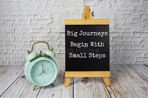 Big Journeys Begin With Small Steps Text Message Motivational And