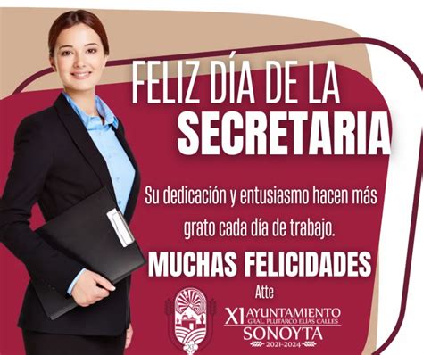 Feliz Dia De La Secretaria Municipio De Sonoyta