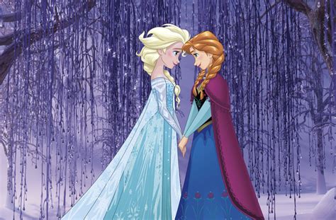 Frozen Sisters Forever Wall Mural And Photo Wallpaper Photowall
