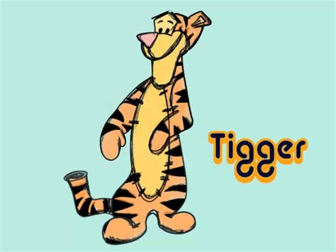 How To Draw Tigger From Winnie The Pooh With Pictures Wikihow