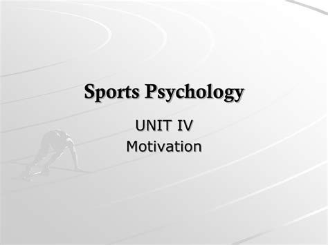Ppt Sports Psychology Powerpoint Presentation Free Download Id9521748