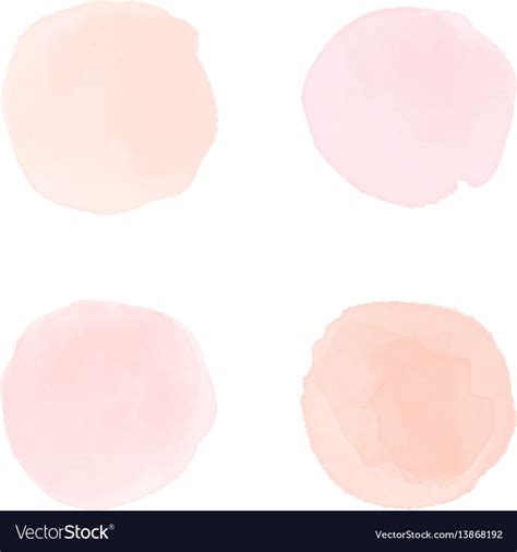 Light Pink Watercolor Splash Royalty Free Vector Image