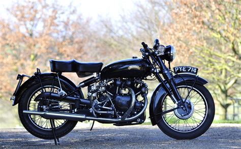 1955 Vincent 998cc Black Shadow Series C British Motorcycles Vintage