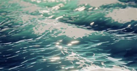 A Stylized Ocean Shader Made In Unity Anime Style Stylized Ocean