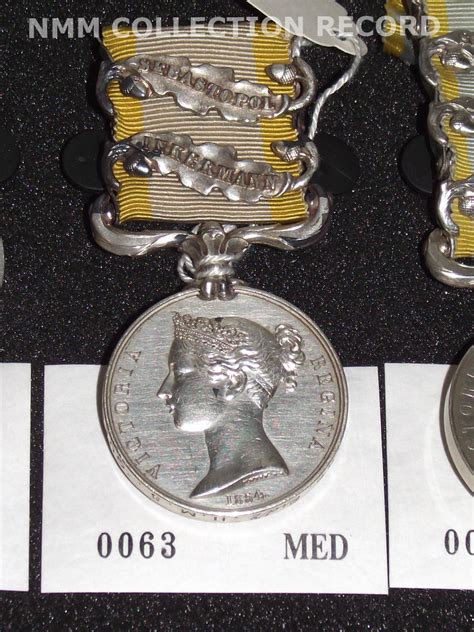 Crimea War Medal 1854 Royal Museums Greenwich