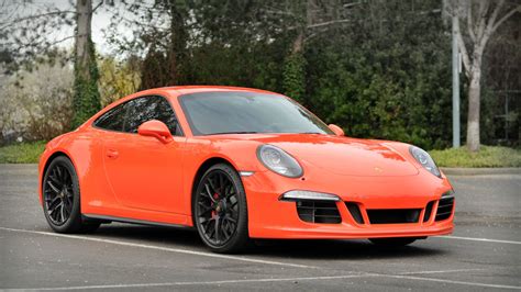 This 2016 Porsche GTS Is Finished In A Gorgeous Lava Orange Exterior